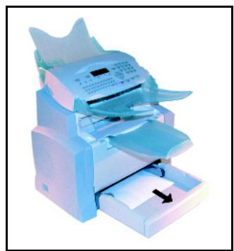 XEROX FAXCENTRE 2121 - Incident au niveau des chargeurs et des bacs - 2