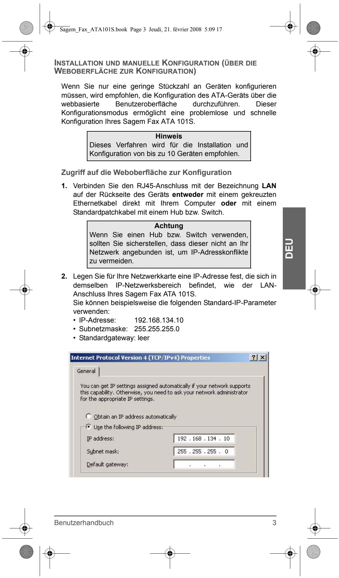 XEROX PHASER 3100MFP - Achtung - 3