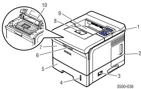 XEROX PHASER 3500 - Vue avant - 1