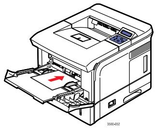XEROX PHASER 3500 - Charger du papier de format personnelisé dans le bac 1 (BPM) - 1