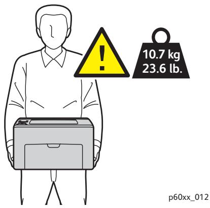 XEROX PHASER 6010 - Déplacement de l'imprimante - 2