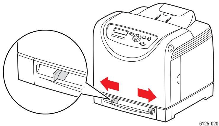 XEROX PHASER 6125 - Impression sur du papier glacé à partir de la fente d'alimentation manuelle - 1