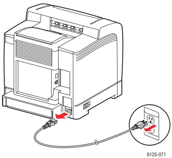 XEROX PHASER 6125 - Déplacement de l'imprimante - 3