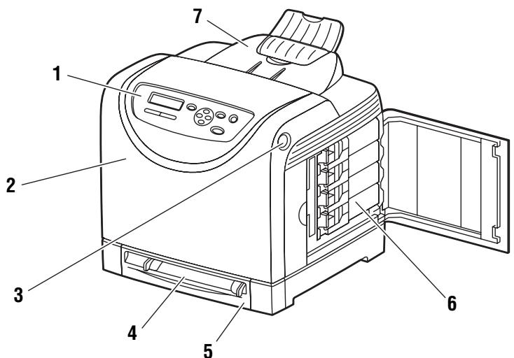 XEROX PHASER 6125 - Vue avant - 1