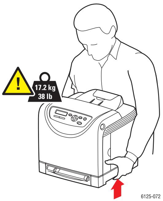 XEROX PHASER 6125 - Déplacement de l'imprimante - 2
