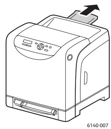 XEROX PHASER 6140 - Chargement du papier dans la fente d'alimentation manuelle - 2
