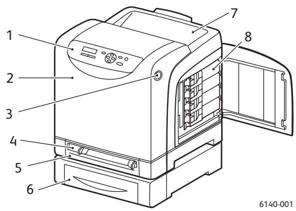 XEROX PHASER 6140 - Vue avant - 1
