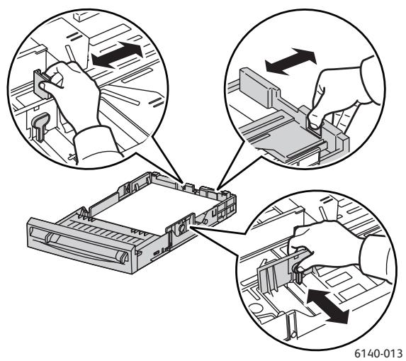 XEROX PHASER 6140 - Chargement du papier dans le chargeur 250 feuilles (bac 2) - 2