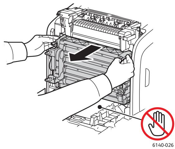 XEROX PHASER 6140 - Retirez l'unité imageur : - 2