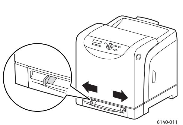XEROX PHASER 6140 - Chargement du papier dans la fente d'alimentation manuelle - 1