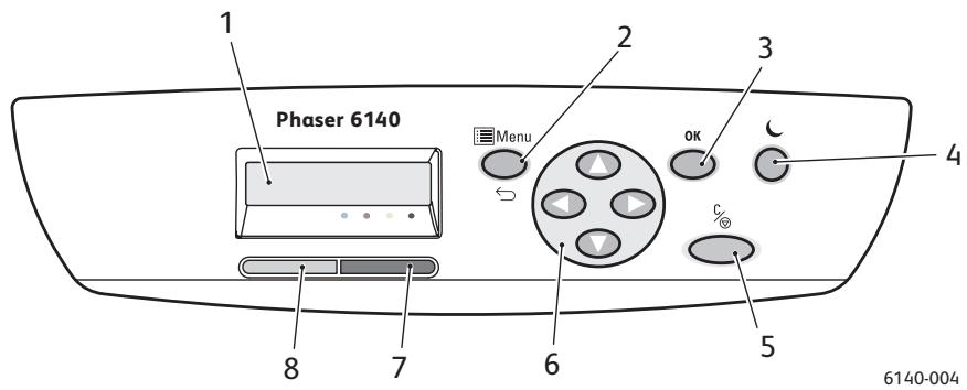XEROX PHASER 6140 - Panneau de commande - 1