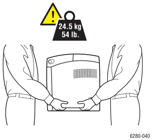 XEROX PHASER 6280 - Déplacement de l'imprimante - 2