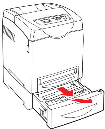 XEROX PHASER 6280 - Bourrages de papier dans le chargeur optionnel - 1