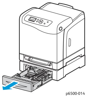 XEROX PHASER 6500 - Chargement du papier dans le chargeur 250 feuilles (bac 2) - 2