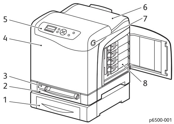 XEROX PHASER 6500 - Vue avant - 1