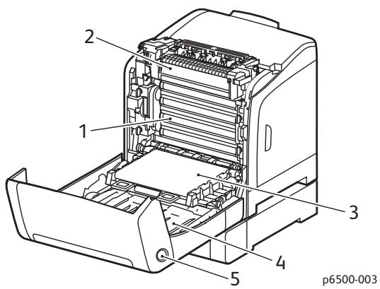 XEROX PHASER 6500 - Composants internes - 1