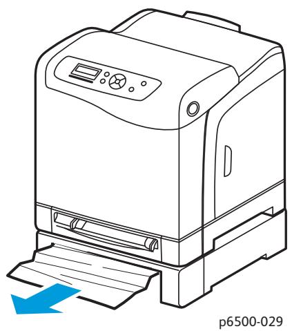 XEROX PHASER 6500 - Elimination des bourrages dans le chargeur 250 feuilles - 2