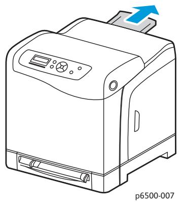 XEROX PHASER 6500 - Chargement du papier dans la fente d'alimentation manuelle - 2
