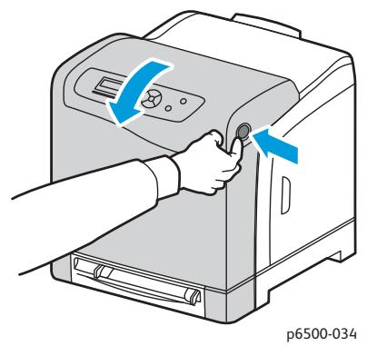 XEROX PHASER 6500 - Elimination des bourrages au niveau du bac 1 - 2