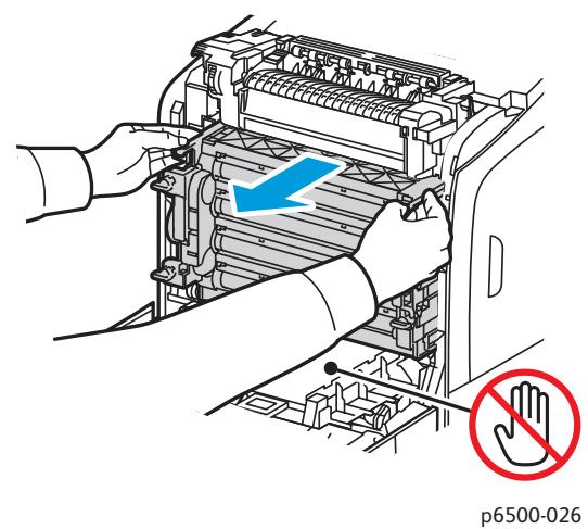 XEROX PHASER 6500 - Retirez l'unité imageur: - 3