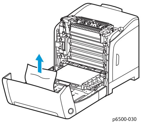 XEROX PHASER 6500 - Elimination des bourrages au niveau de l'unité recto-verse - 3
