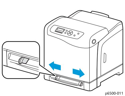 XEROX PHASER 6500 - Chargement du papier dans la fente d'alimentation manuelle - 1