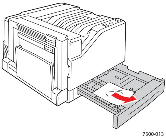 XEROX PHASER 7500 - Bourrage dans le bac 2 - 2