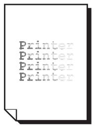 XEROX PHASER 7500 - La densité d'impression est inégale. - 1