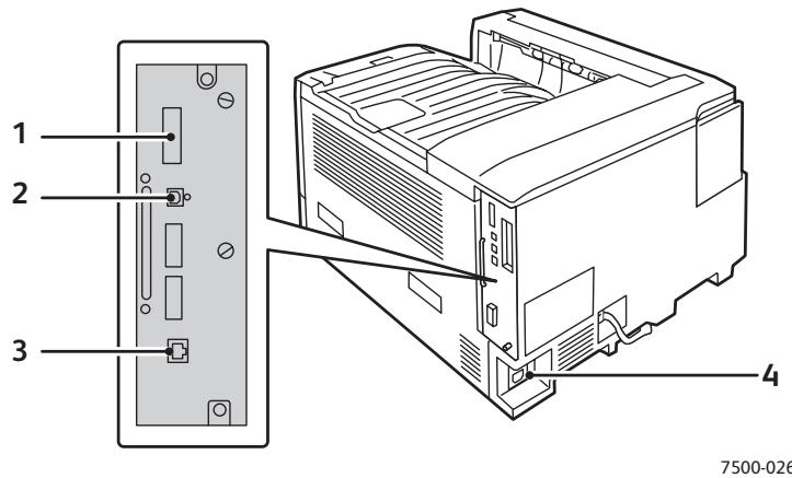 XEROX PHASER 7500 - Vue arrière - 1