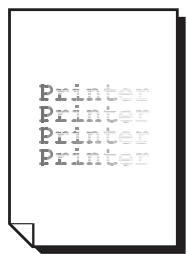XEROX PHASER 7500 - Les impressions sont trop claires. - 1