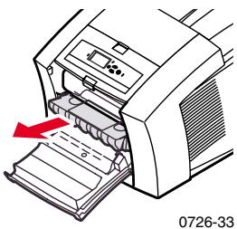 XEROX PHASER 8200 - Nettoyage de la lame de nettoyage du tiroir de maintenance - 2