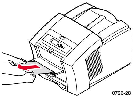 XEROX PHASER 8200 - Bourrage papier - Retenter l'alimentation manuelle - 1
