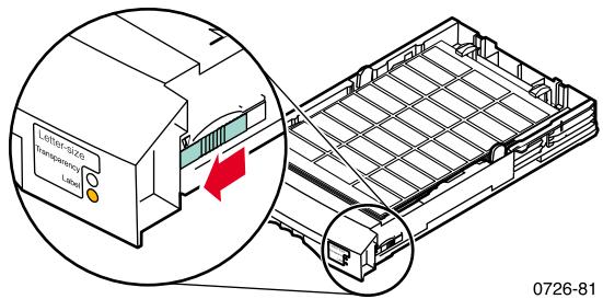 XEROX PHASER 8200 - Méthode d'impression sur des étiquettes ou des cartes de visite - 1