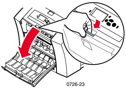 XEROX PHASER 8200 - Nettoyage de la lame de nettoyage du tiroir de maintenance - 1