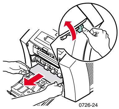 XEROX PHASER 8200 - Bourrage papier - Ouvrir le capot avant pour éliminer - 2