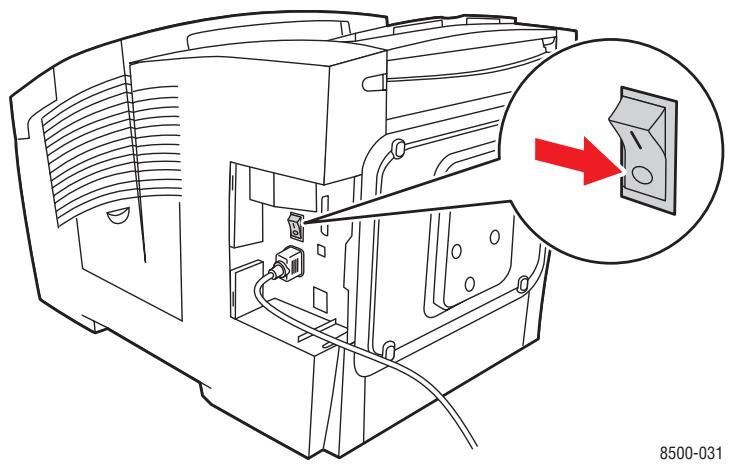 XEROX PHASER 8500 - Déplacement de l'imprimante dans un même bureau - 1