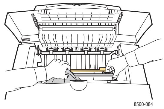 XEROX PHASER 8500 - Nettoyage de la bande de dégagement du papier - 3