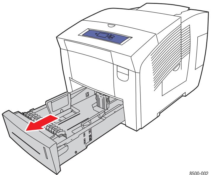 XEROX PHASER 8500 - Bourrage au niveau des bacs - 1