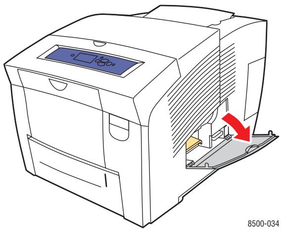 XEROX PHASER 8500 - Retrait du bac à déchets et du kit de maintenance - 1