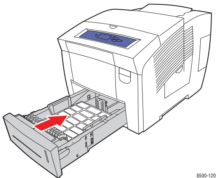 XEROX PHASER 8500 - Impression d'étiquettes à partir du bac 2, 3 ou 4 - 5