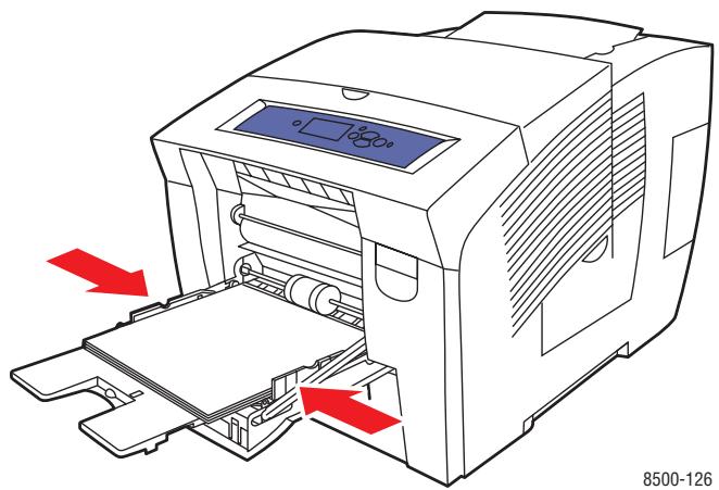 XEROX PHASER 8500 - Chargement de papier dans le bac 1 - 11