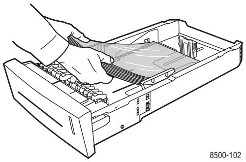 XEROX PHASER 8500 - Impression de transparents à partir du bac 2, 3 ou 4 - 2