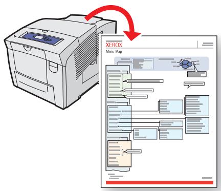 XEROX PHASER 8560 - Carte du menu - 2