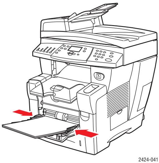 XEROX WORKCENTRE C2424 - Impression sur du papier à l'épreuve des intempéries à partir du bac 1 - 2