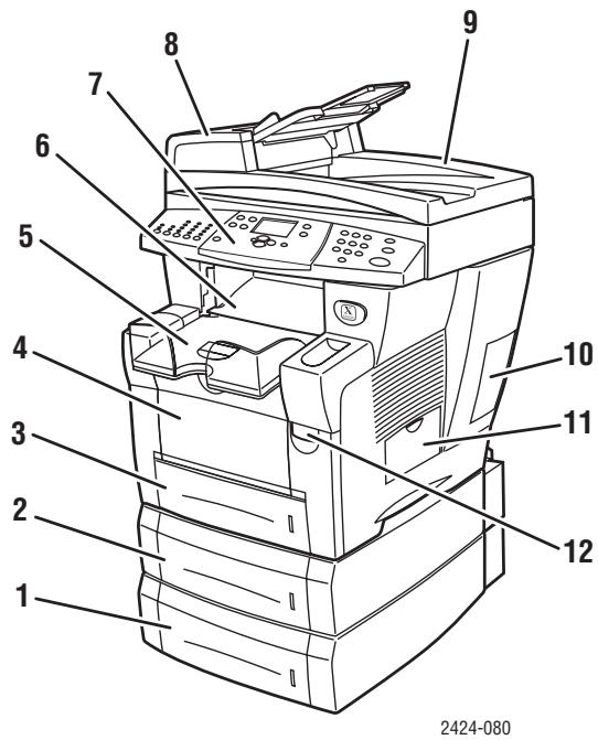 XEROX WORKCENTRE C2424 - Vue avant - 1