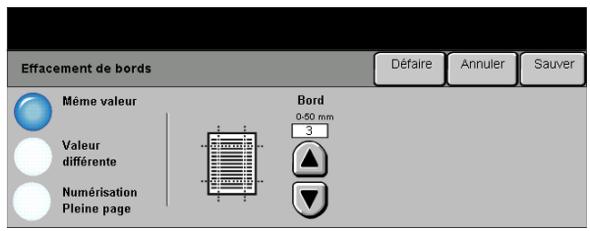 XEROX WORKCENTRE PRO 40 COLOR MULTIFUNCTION SYSTEM - Effacement de bords - 1