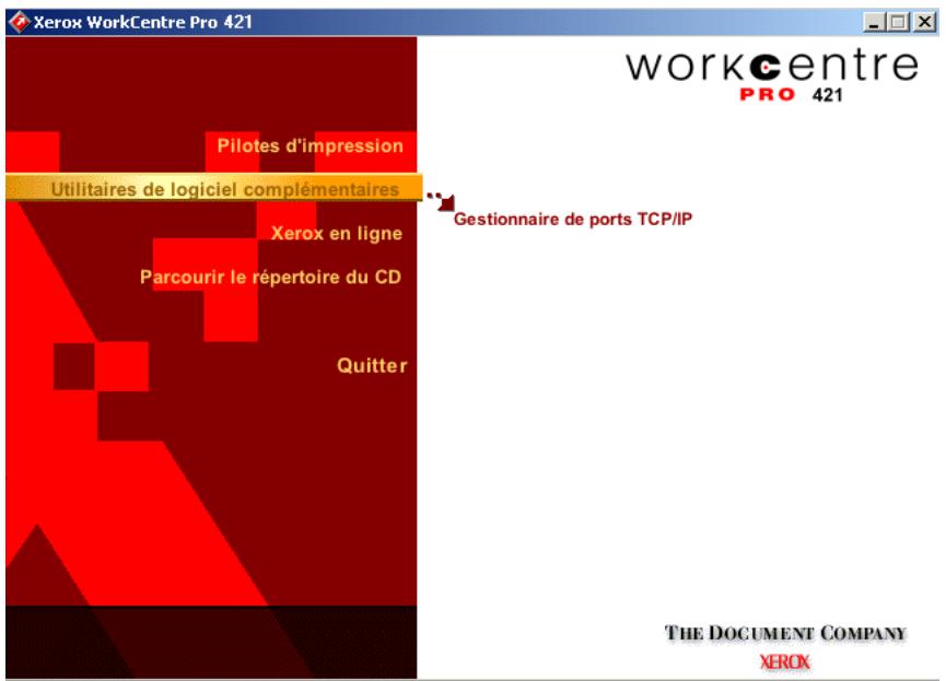 XEROX WORKCENTRE PRO 421DEI DIGITAL COPIER - Installation du pilote d'impression - 1