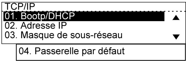 XEROX WORKCENTRE PRO 421DEI DIGITAL COPIER - Configuration des paramètres TCP/IP - 1