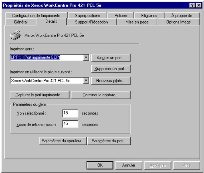 XEROX WORKCENTRE PRO 421DEI DIGITAL COPIER - Cliquez sur l'onglet Configuration. - 3