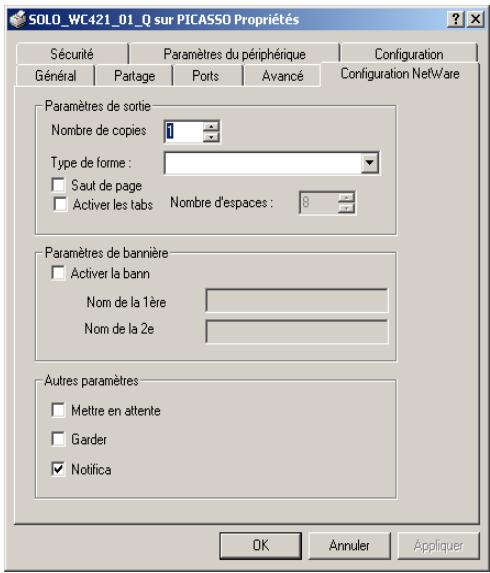 XEROX WORKCENTRE PRO 421DEI DIGITAL COPIER - Cliquez sur I'onglet Configuration. - 2